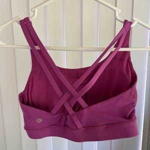 Lululemon Energy Bra- Vivid Plum